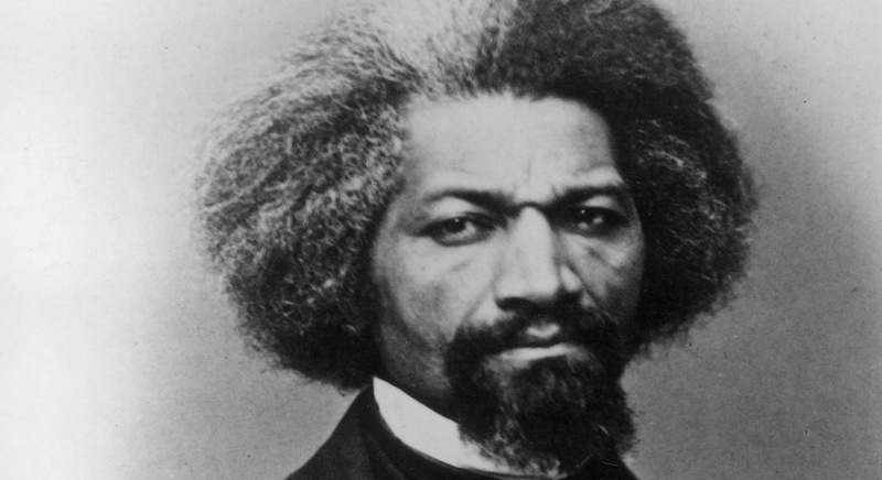 circa 1855: Ex-slave, American abolitionist, agent of the Massachusetts Anti-Slavery Society and US Minister to Haiti in 1889, Frederick Douglass (Frederick Augustus Washington Bailey) (1817 - 1895). He became the first black man to be received at the White House, by President Abraham Lincoln.   (Photo by Library Of Congress/Getty Images)